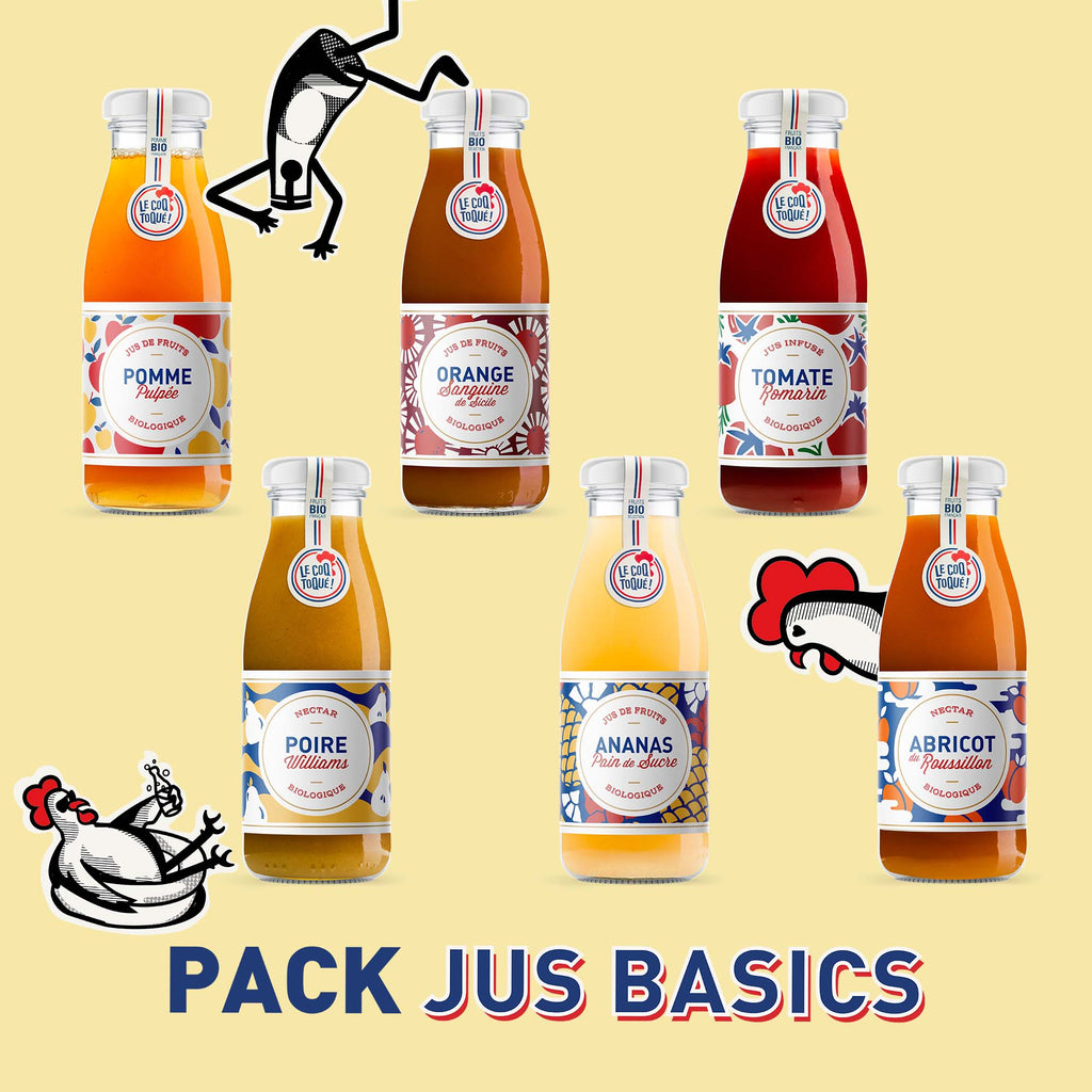 ASSORTIMENTS "BASICS" - 12 JUS ET NECTARS 25CL